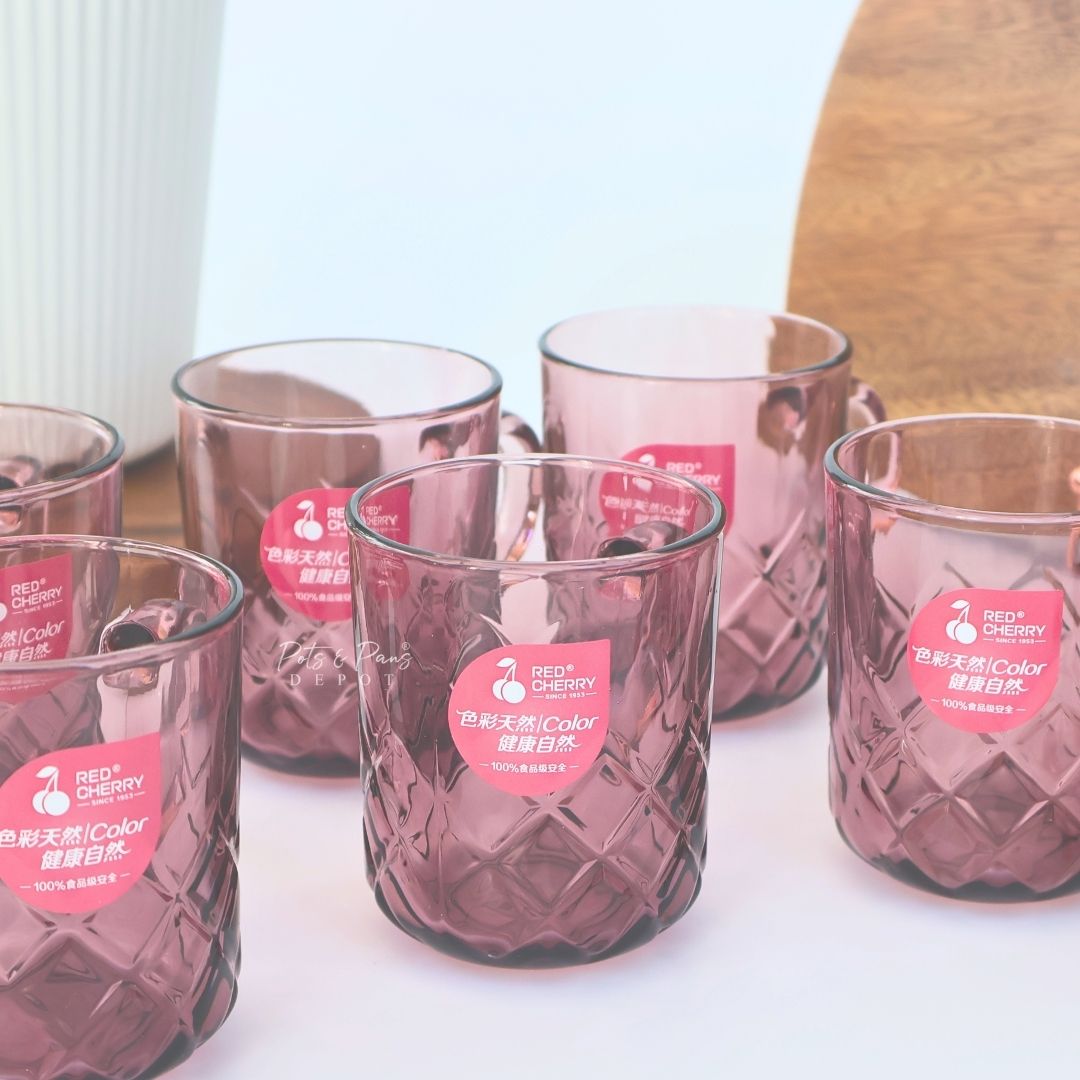 Gila Maroon Mug 6pcs Set 240ml