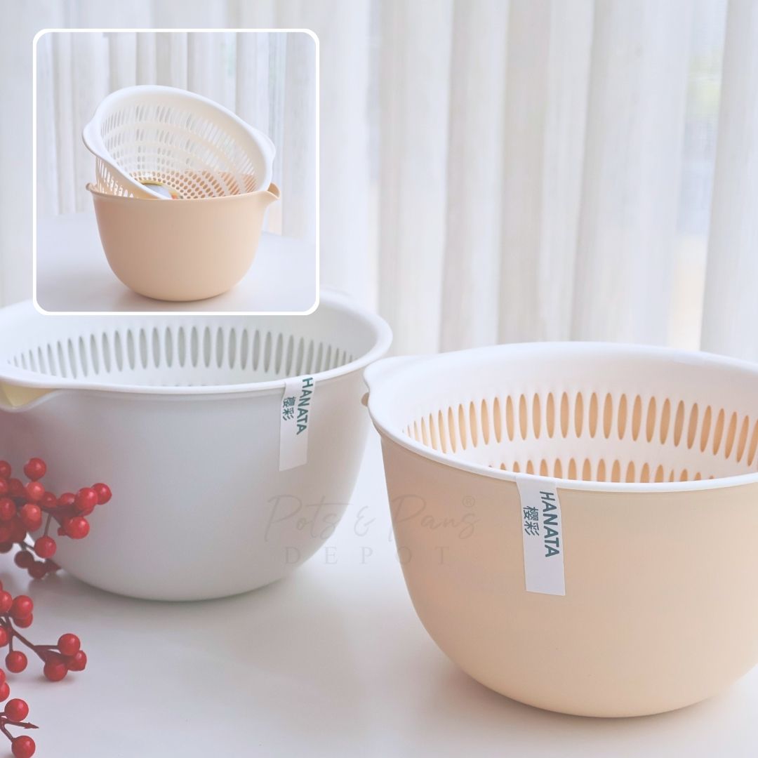 Hanata Colander Bowl Set