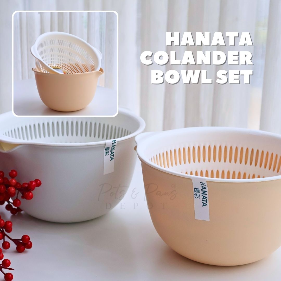 Hanata Colander Bowl Set