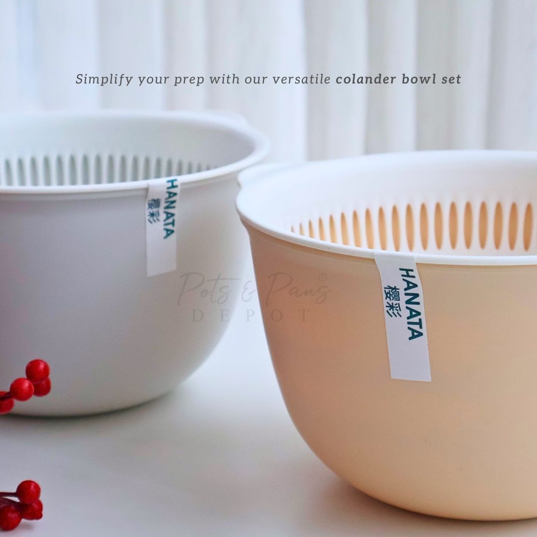 Hanata Colander Bowl Set