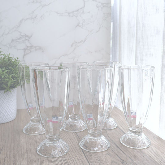 Ice Cream Sundae Glass Cup Set