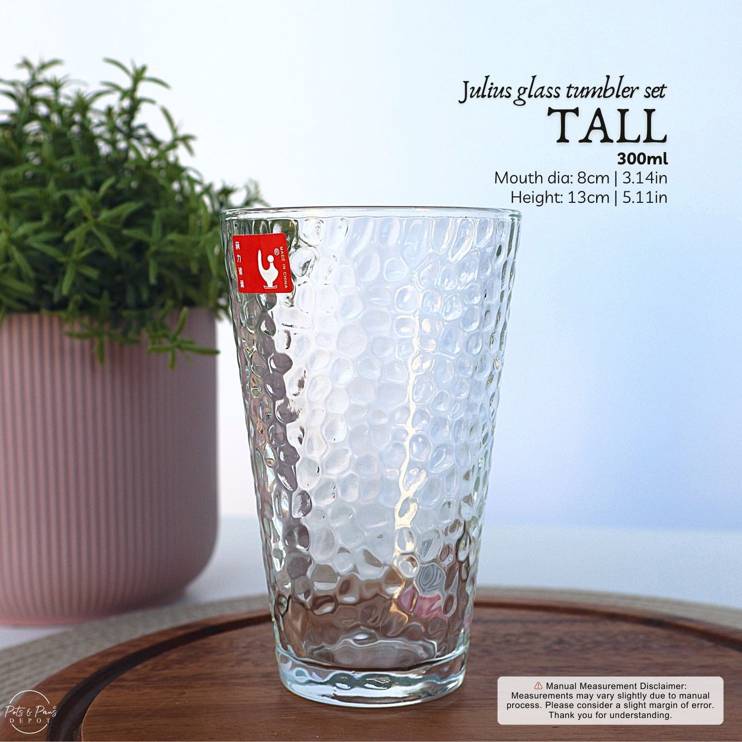 Julius Glass Tumbler Set