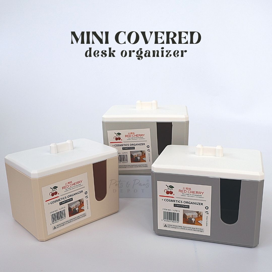 Hanata Mini Covered Desk Organizer