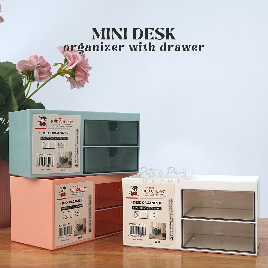 Hanata Mini Desk Organizer with Drawer