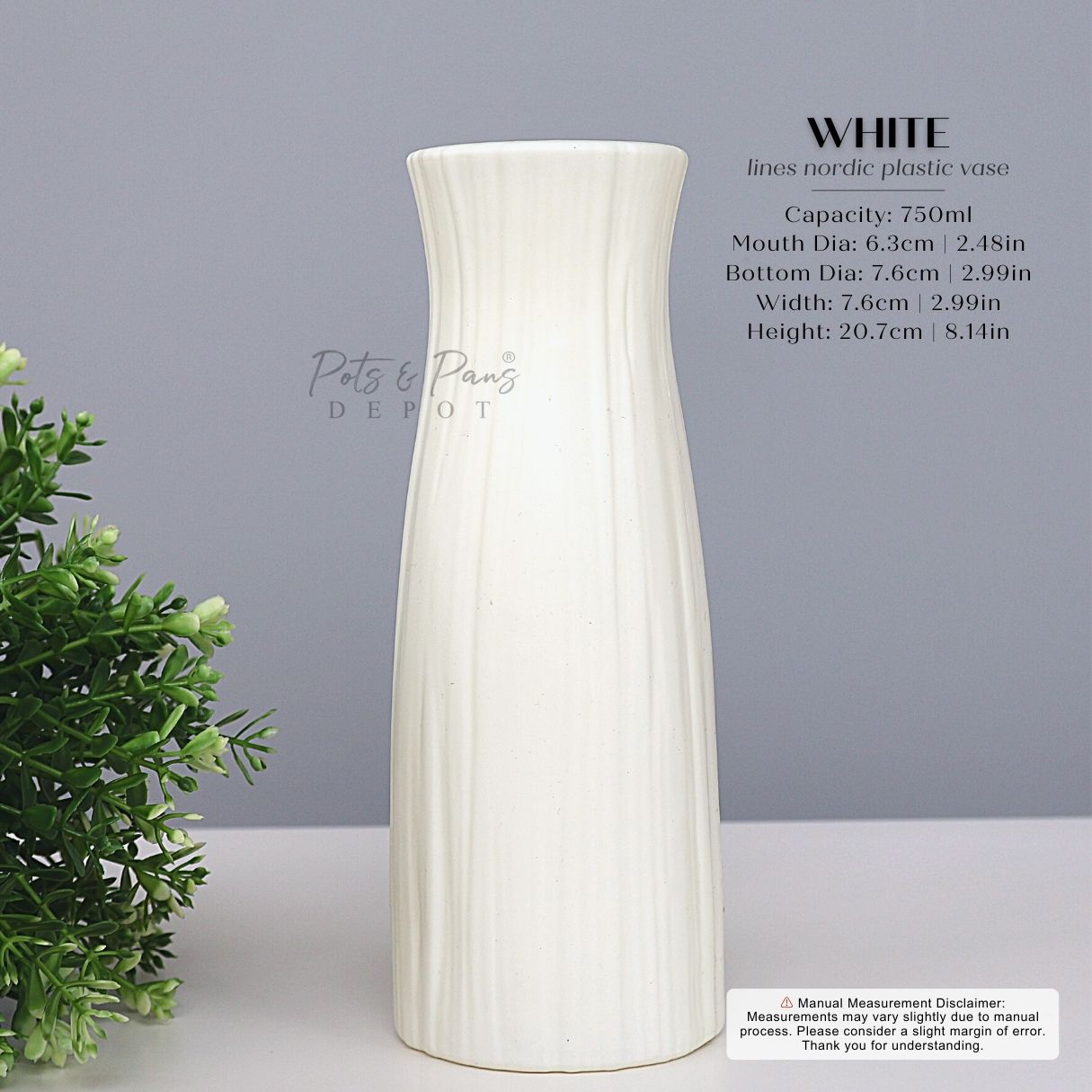 Lines Nordic Plastic Vase