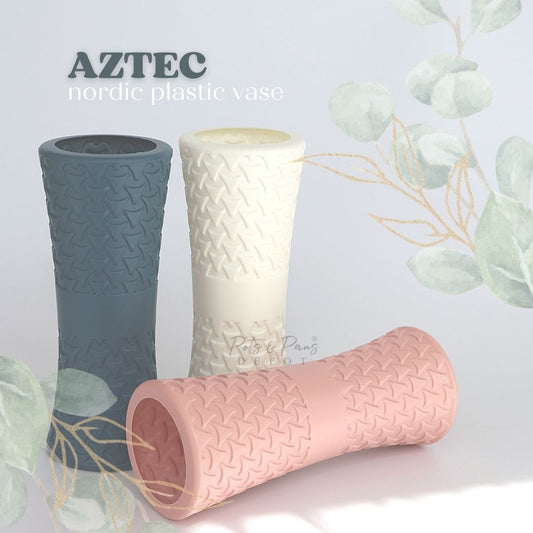 Aztec Pattern Nordic Plastic Vase