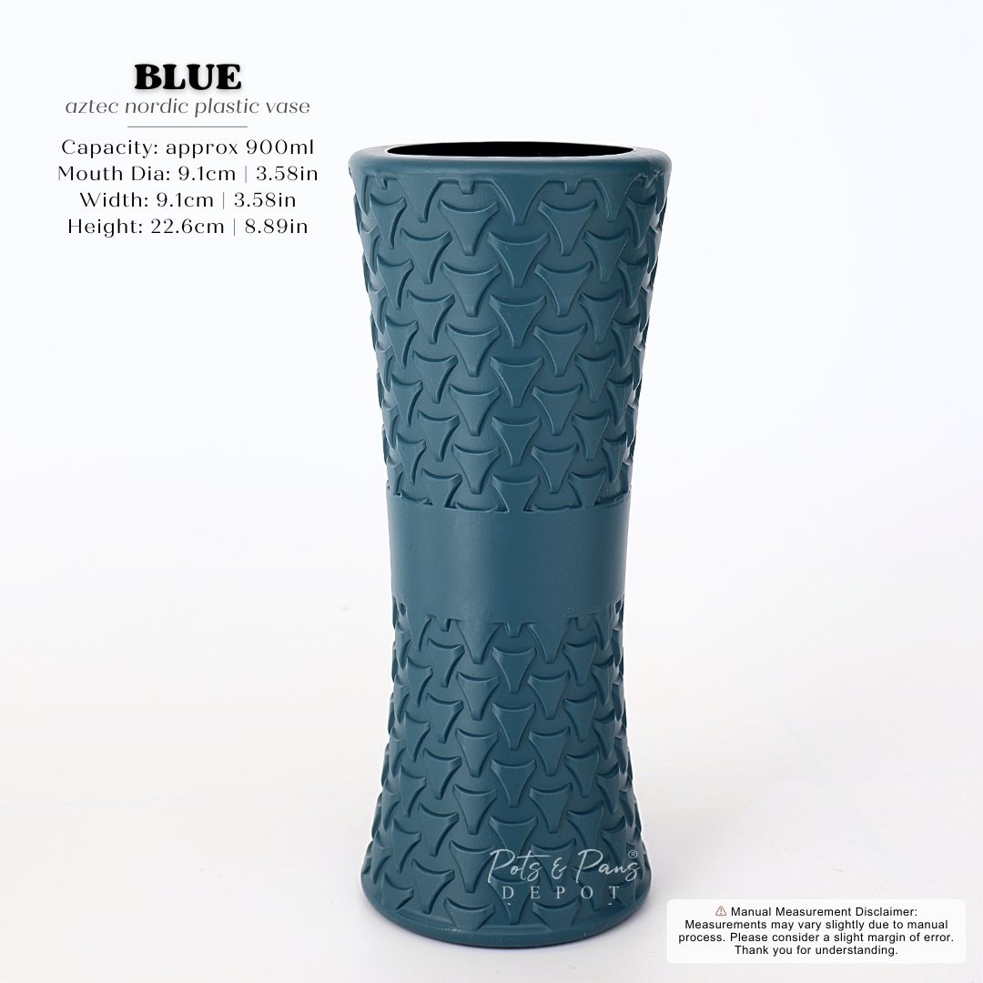 Aztec Pattern Nordic Plastic Vase