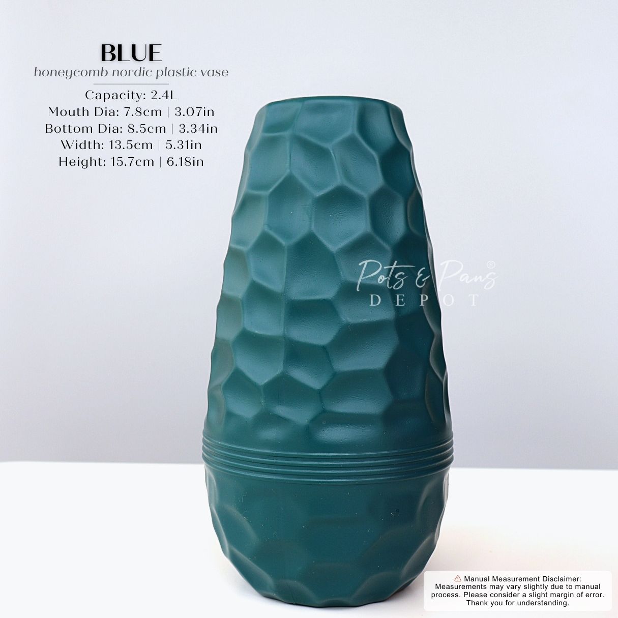 Honeycomb Nordic Plastic Vase