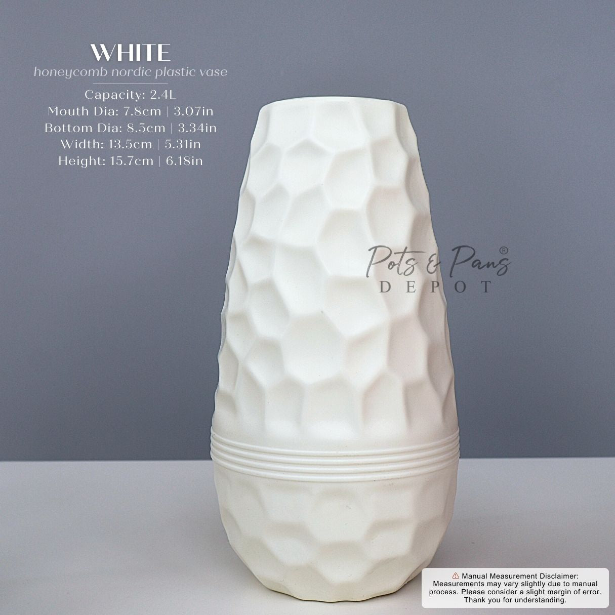 Honeycomb Nordic Plastic Vase