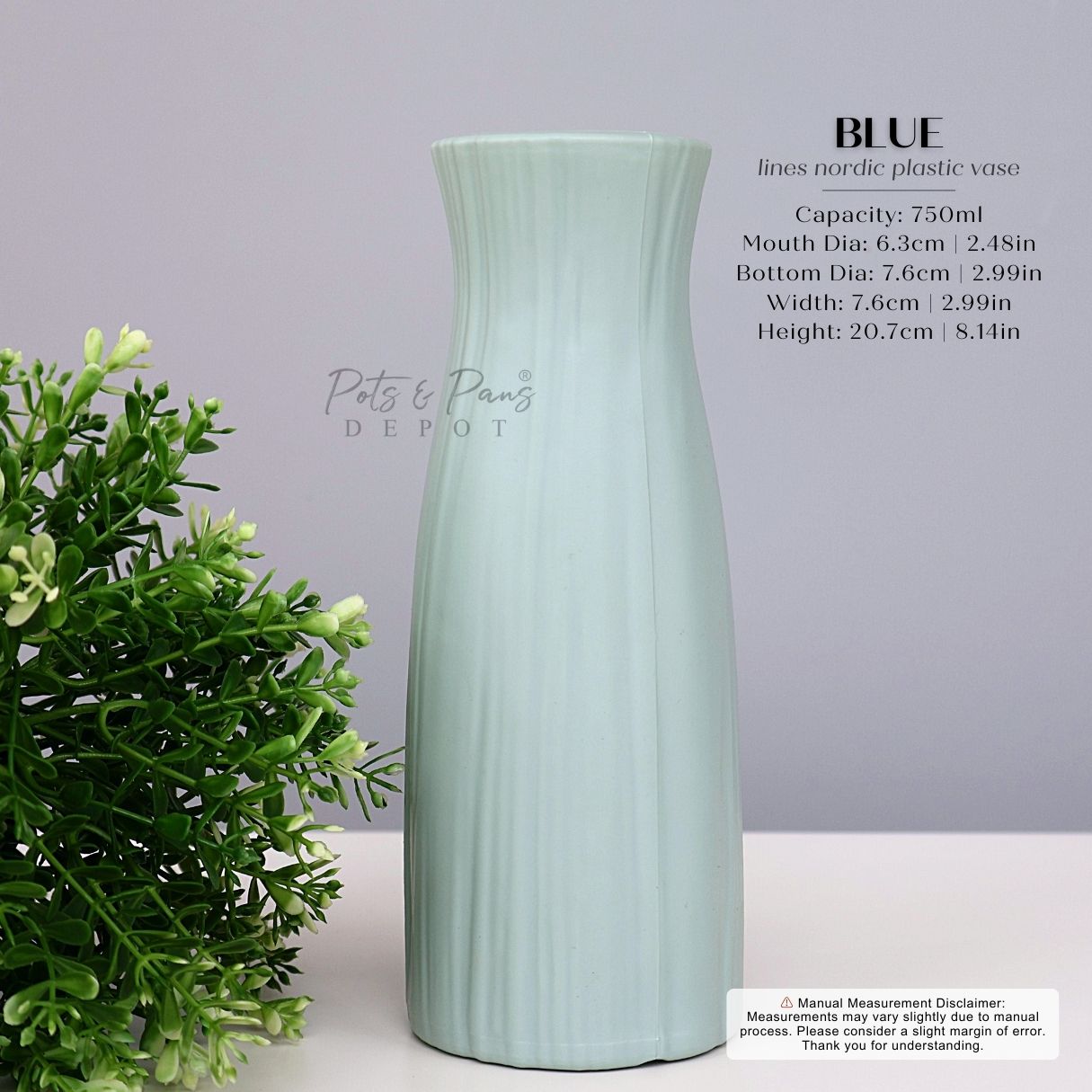 Lines Nordic Plastic Vase