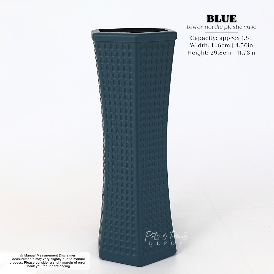 Tower Style Nordic Plastic Vase