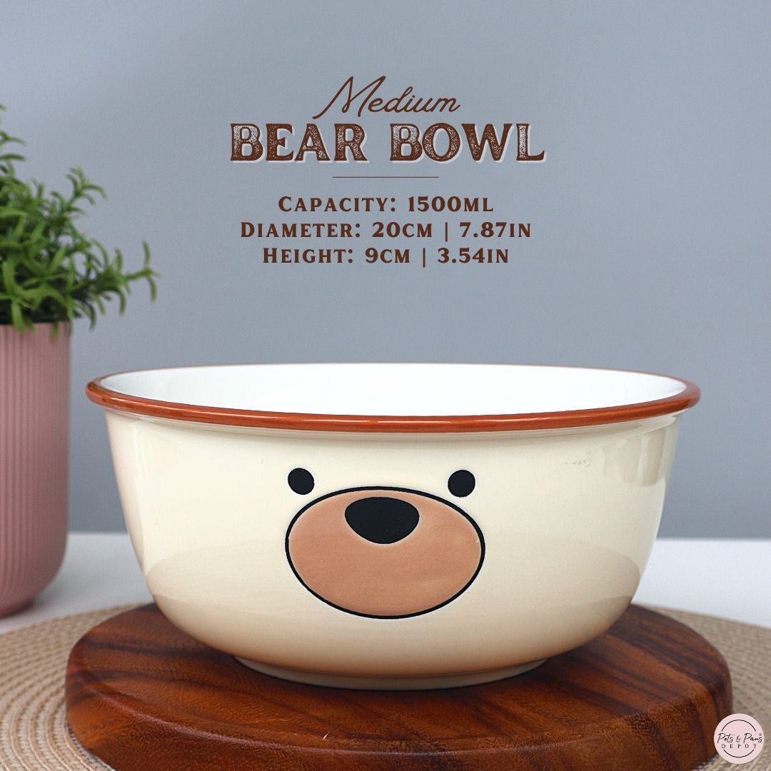 Nordic Porcelain Bear Bowl