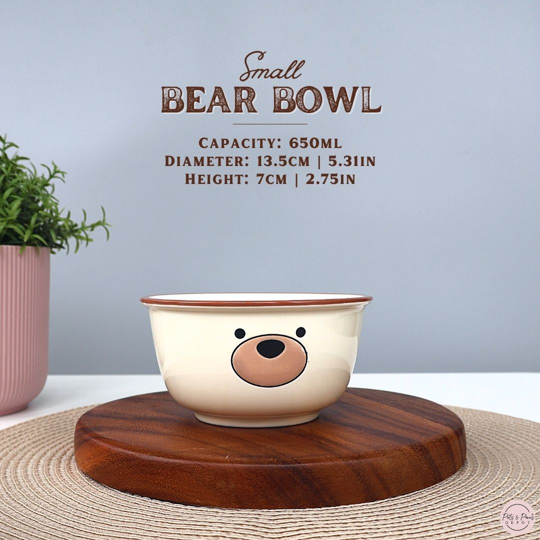 Nordic Porcelain Bear Bowl