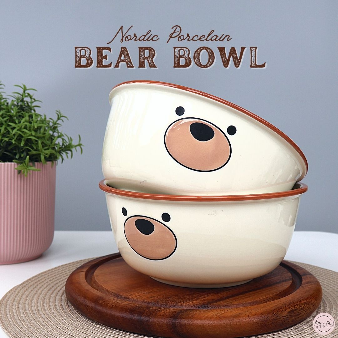 Nordic Porcelain Bear Bowl