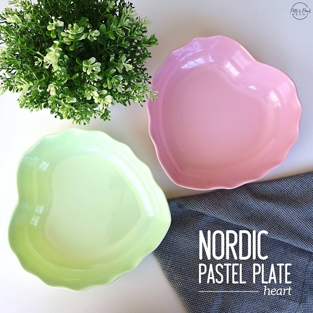 Heart Nordic Pastel Plate