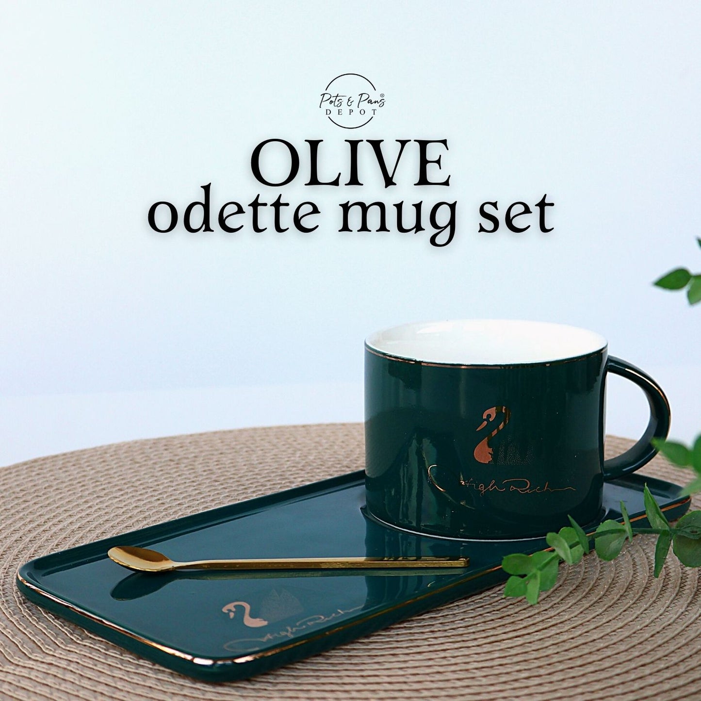 Olive Odette Mug Set 250ml