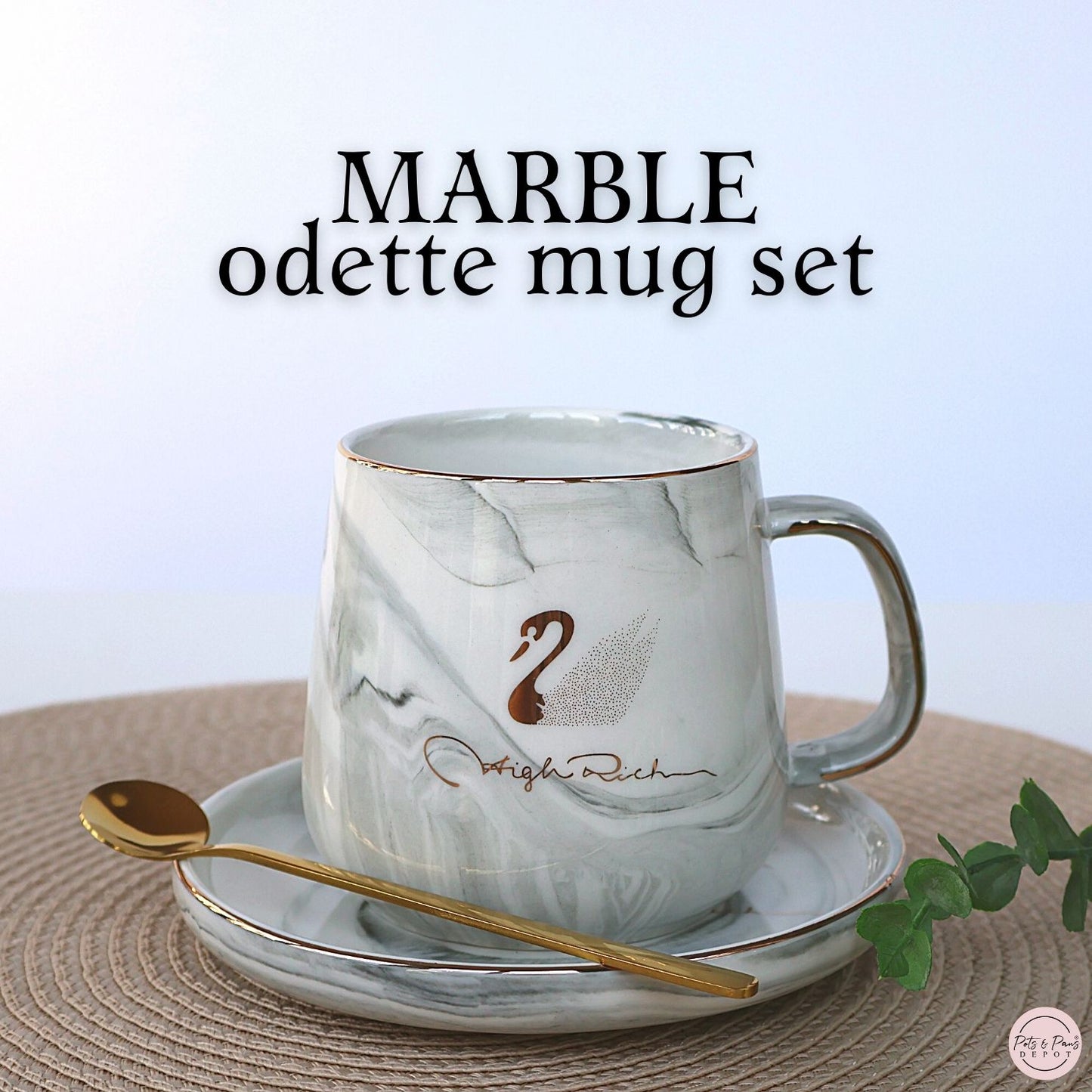 Marble Odette Mug Set 450ml