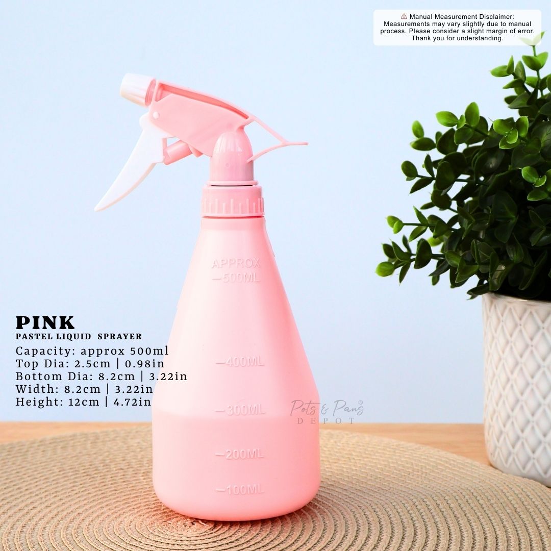 Pastel Liquid Spray Bottle 500ml