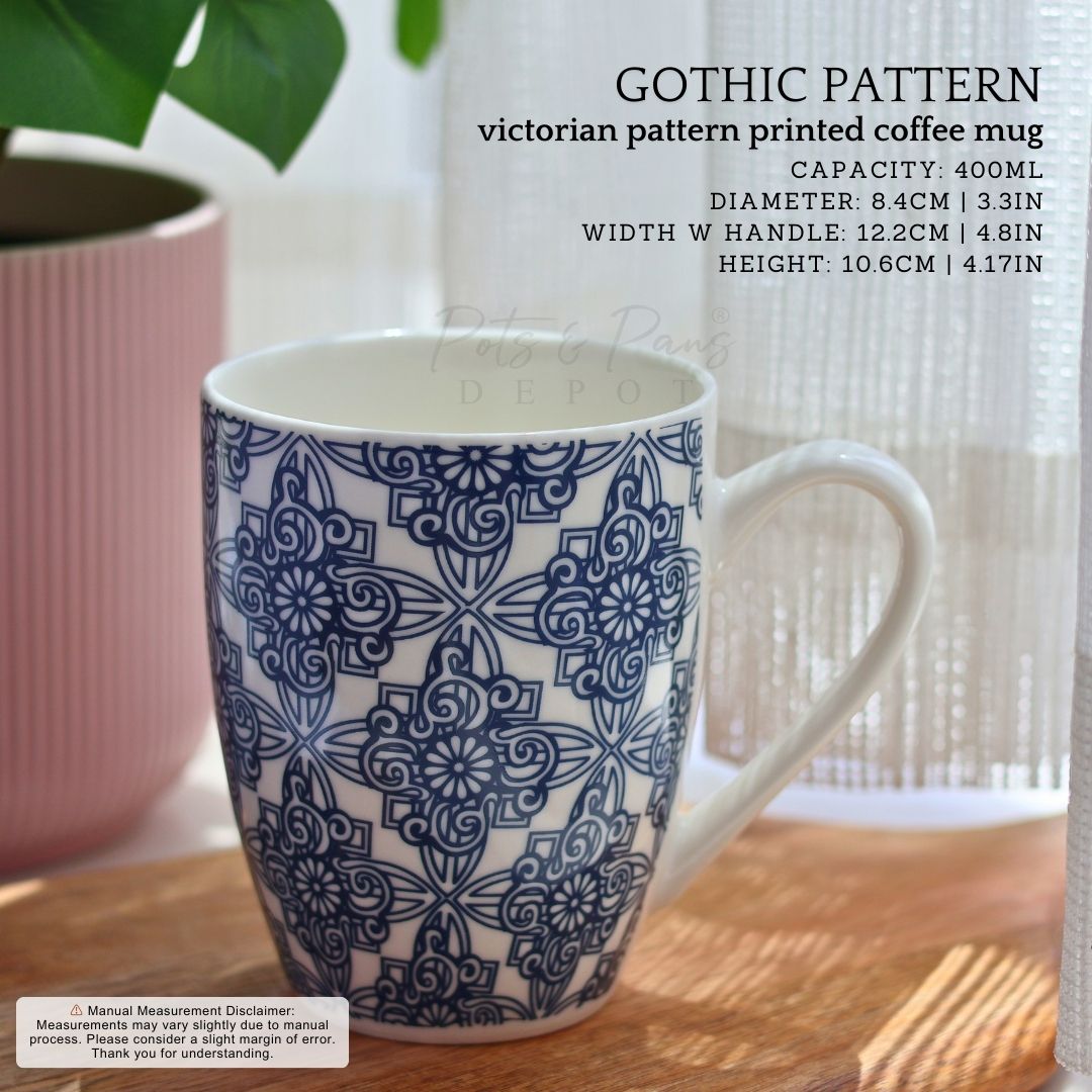 Victorian Pattern Printed Coffee Mug