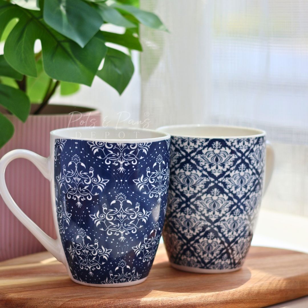 Victorian Pattern Printed Coffee Mug