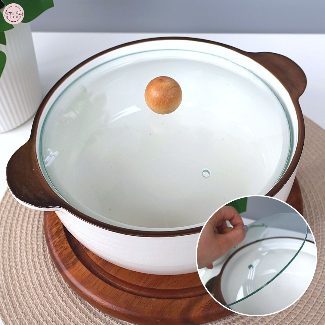 Sachi Porcelain Casserole Pot 2.25L