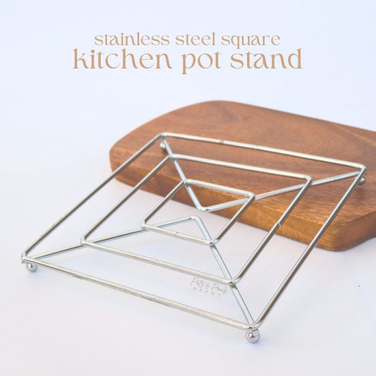 Stainless Heavy Duty Sq Kitchen Pot Stand