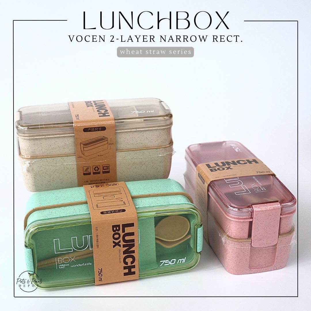 Vocen Narrow Rect. Lunchbox-2 Layer