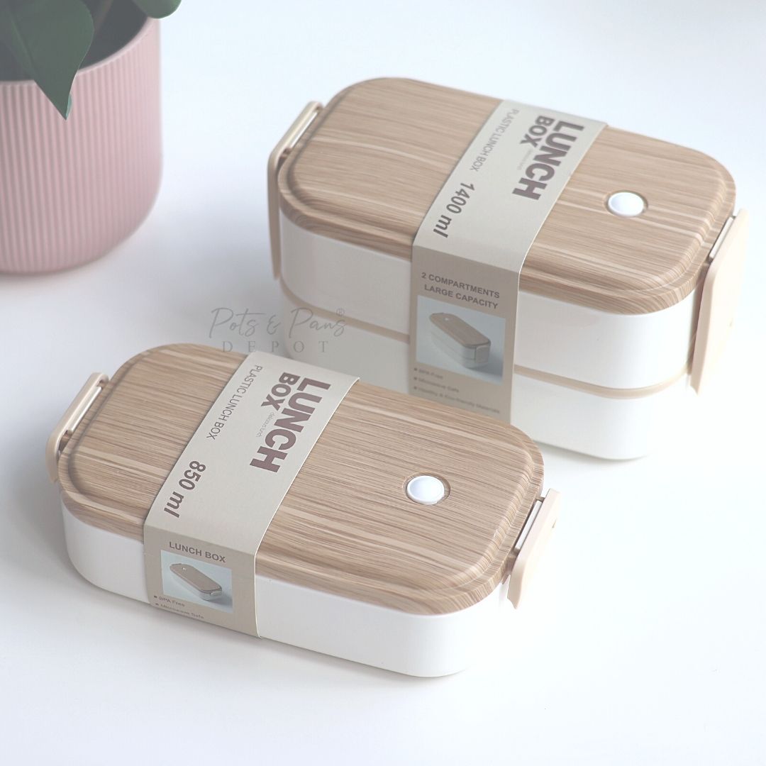 Vocen Bamboo Lid Lunchbox