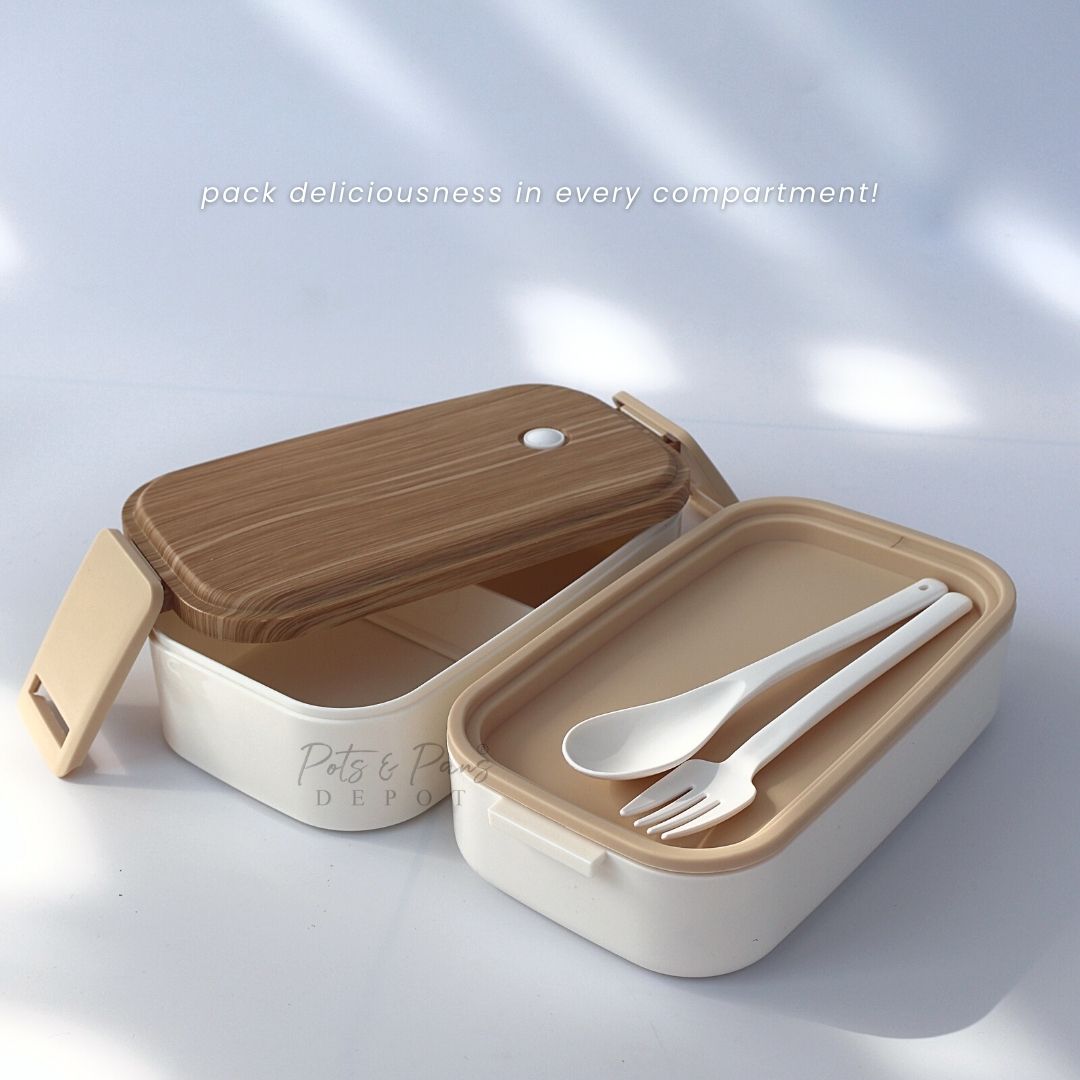 Vocen Bamboo Lid Lunchbox