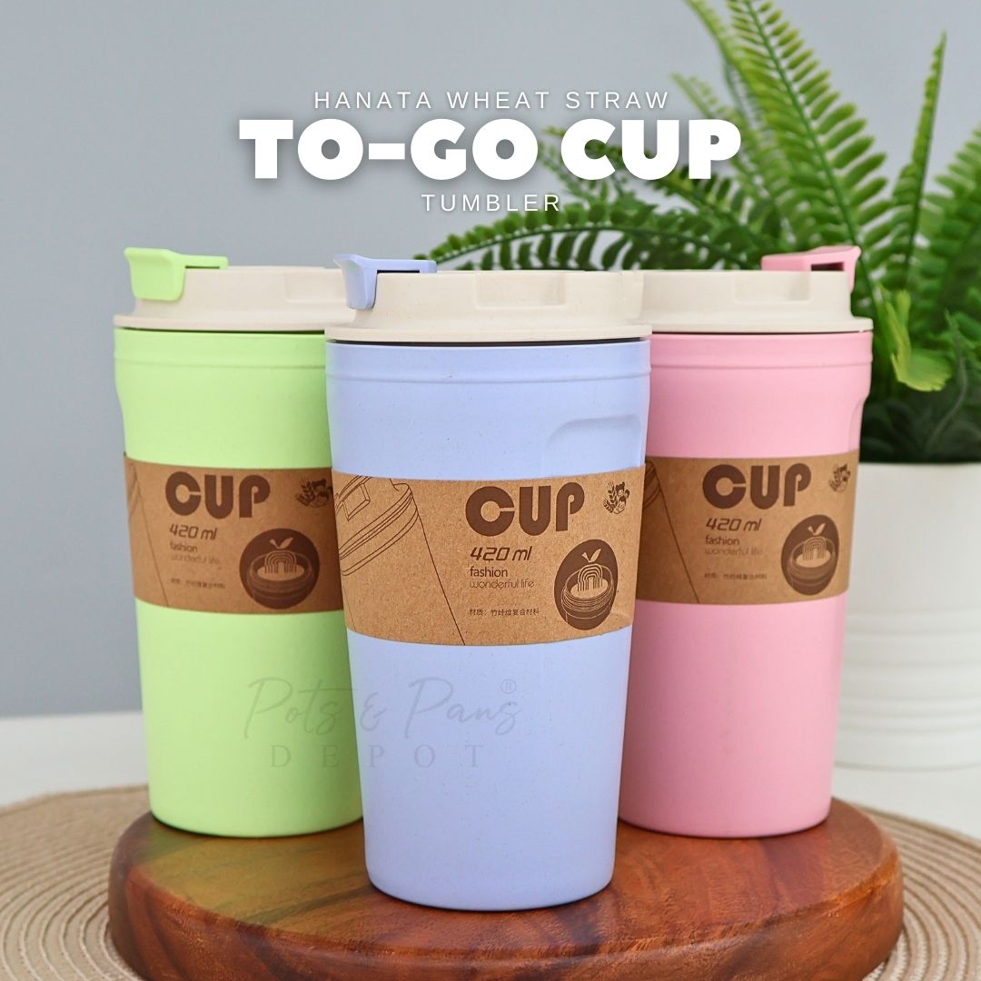 Hanata Wheat Straw To-Go Cup Tumbler