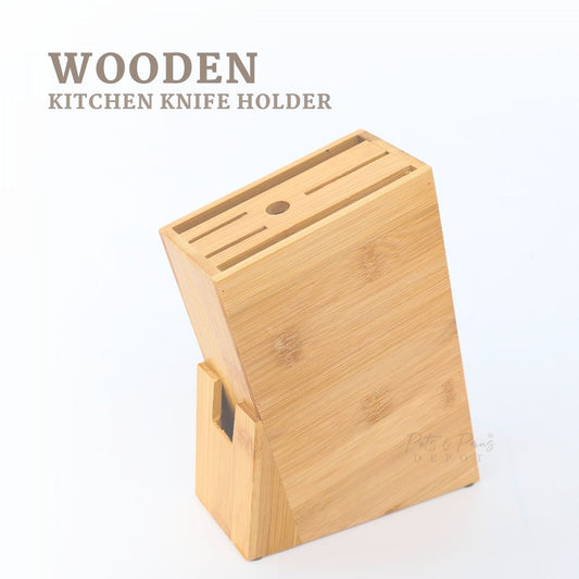 Red Cherry Wooden Knife Holder 6 in 1