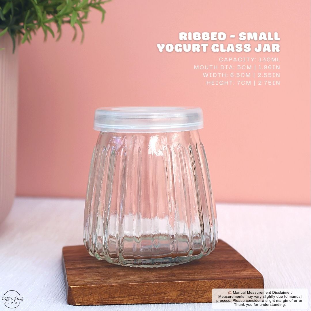 Red Cherry Yogurt Glass Jar