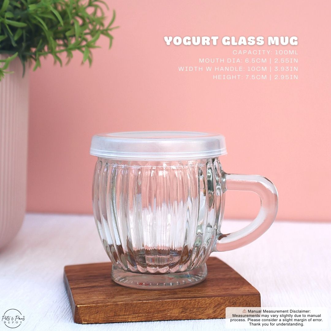 Red Cherry Yogurt Glass Jar