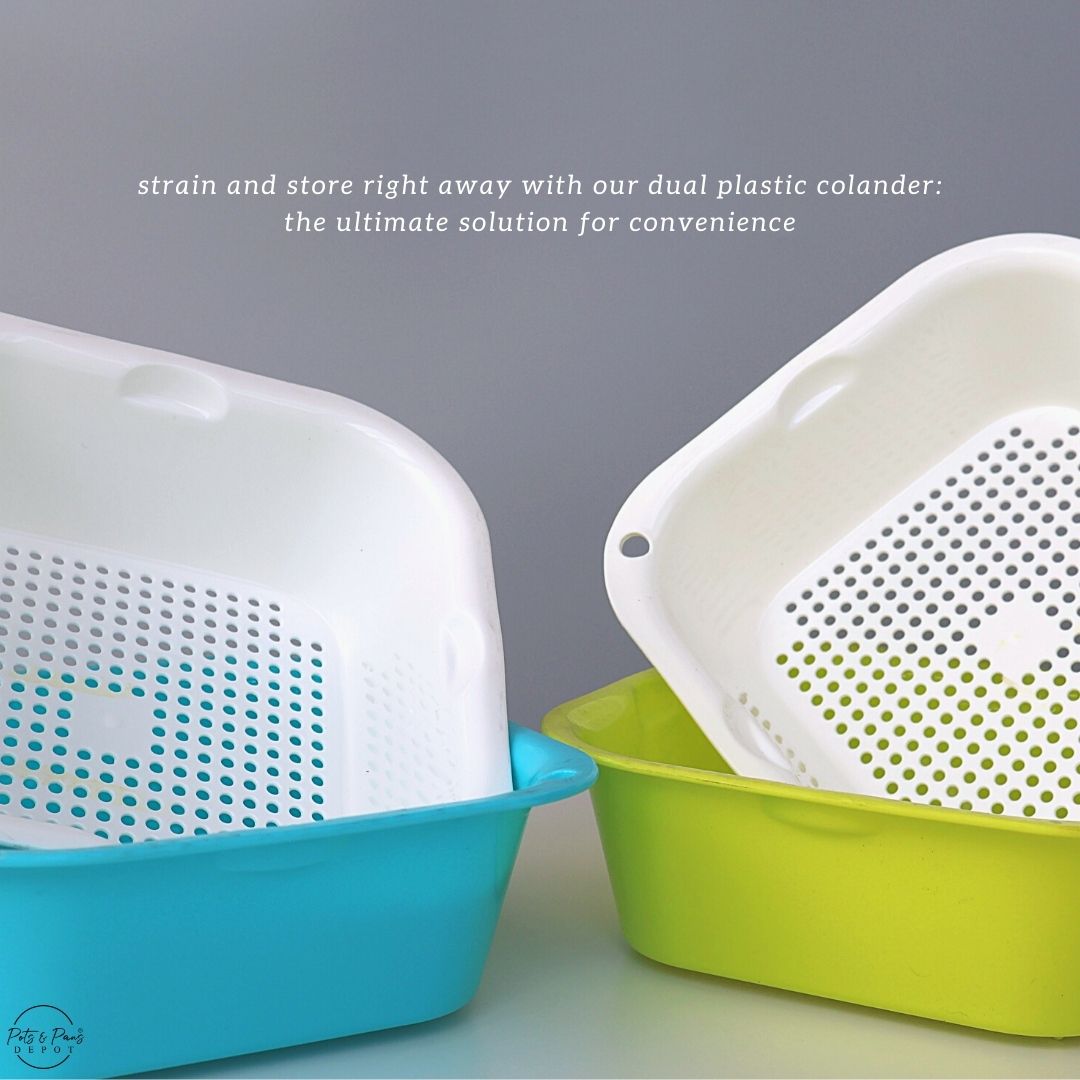 Hanata Dual Use Sq. Colander