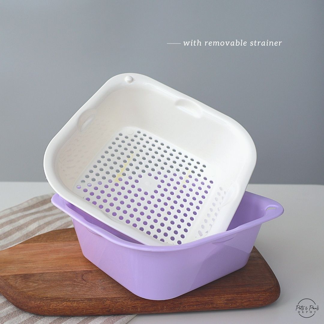 Hanata Dual Use Sq. Colander