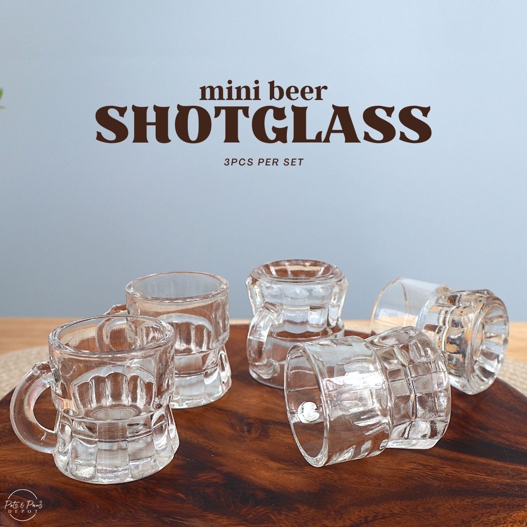 Mini Beer Shot Glass 3pcs