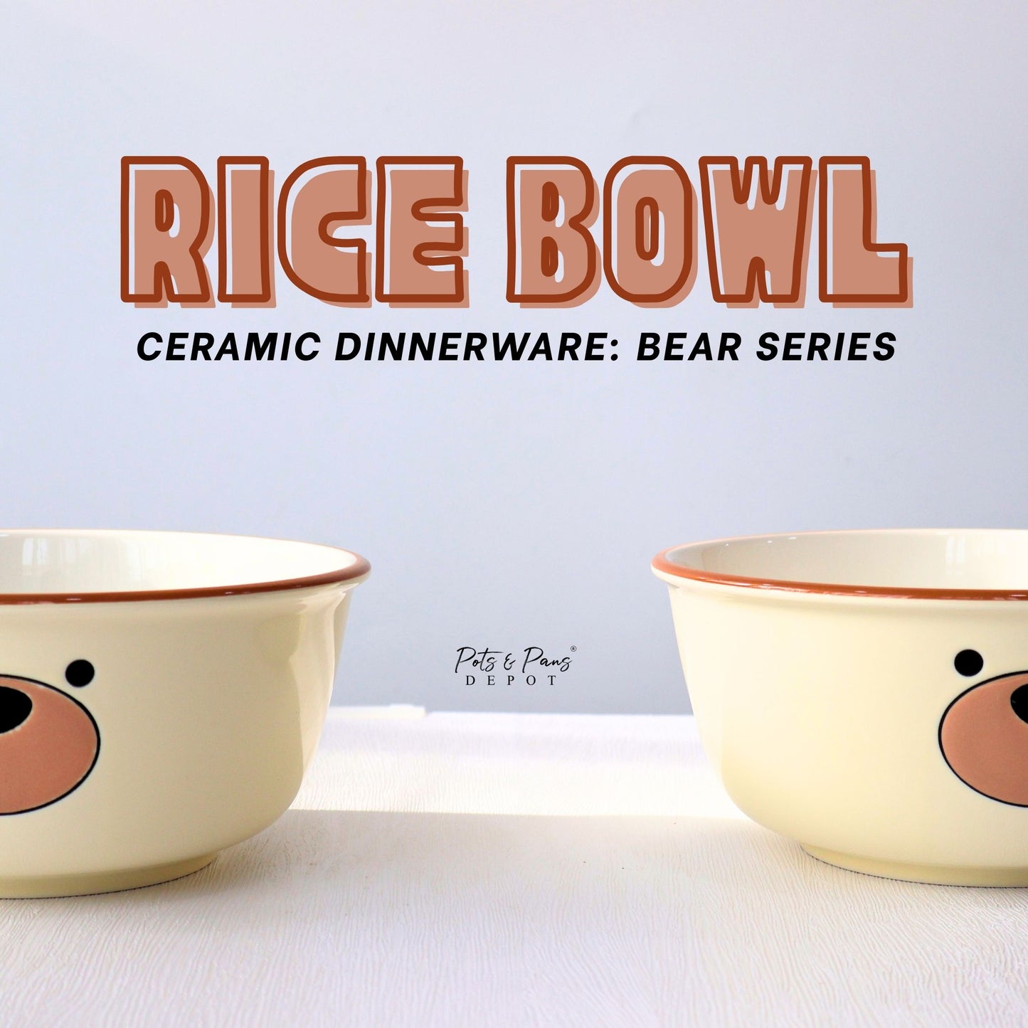 CERAMIC DINNERWARE TEDDY BEAR SERIES