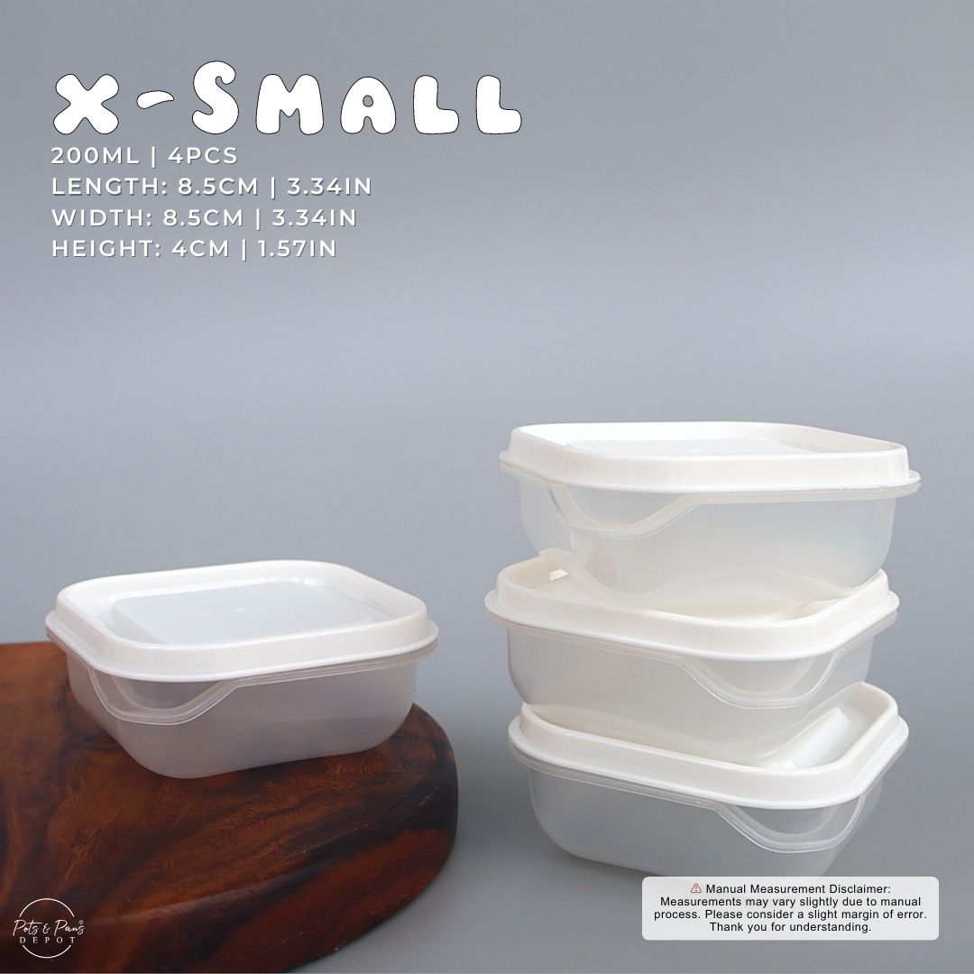 Vocen Sq. Food Container Set