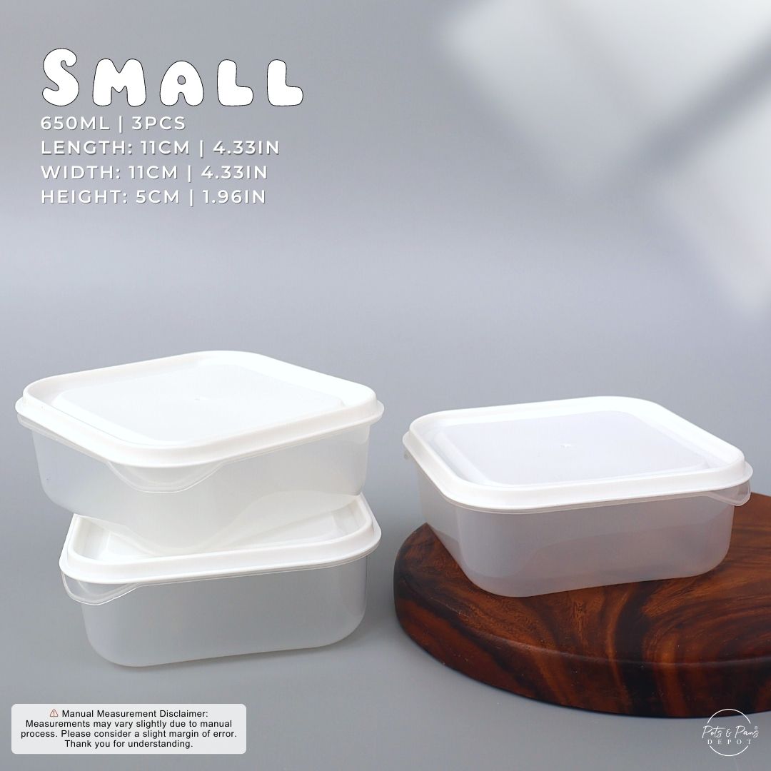 Vocen Sq. Food Container Set