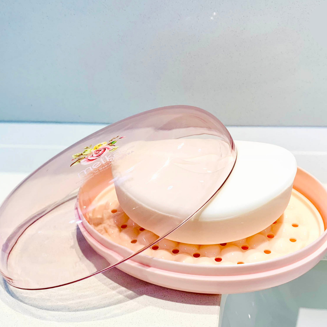 Oval Soap Case with Cover