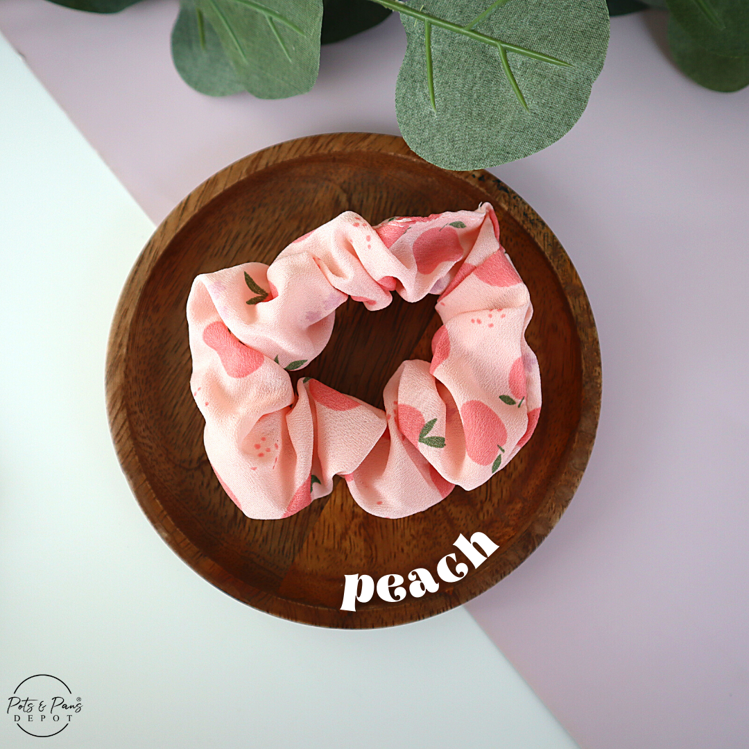 Korean Style Fruit Patterned Scrunchie Hair Tie