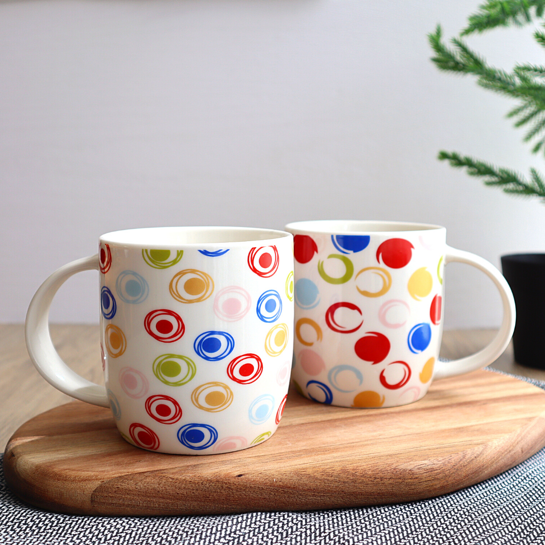 Addie Printed Ceramic Coffee Mug