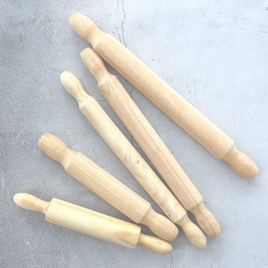 Wooden Rolling Pin with Handle