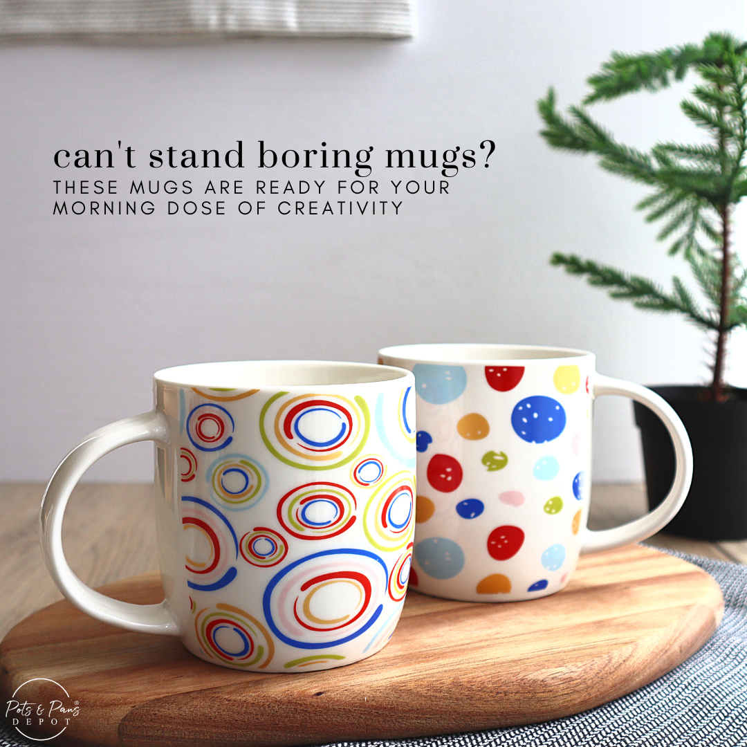 Addie Printed Ceramic Coffee Mug