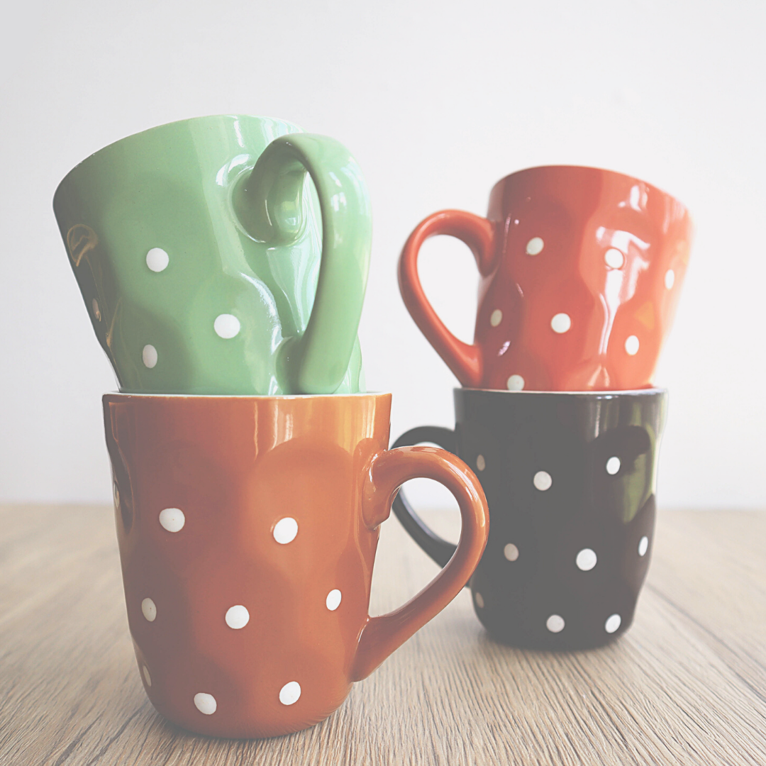 Polka-Dot Small Coffee Mug