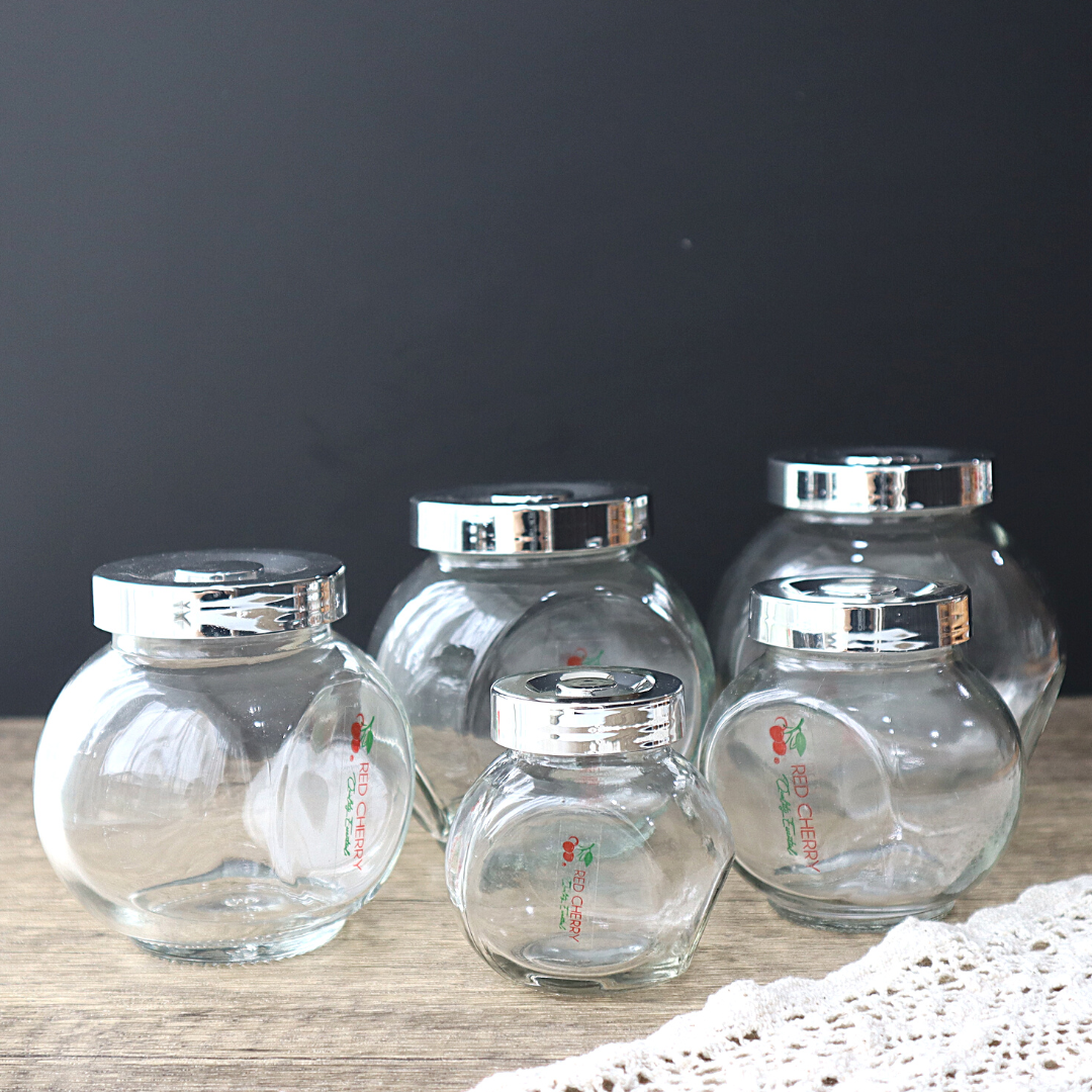 Round Candy Glass Jar