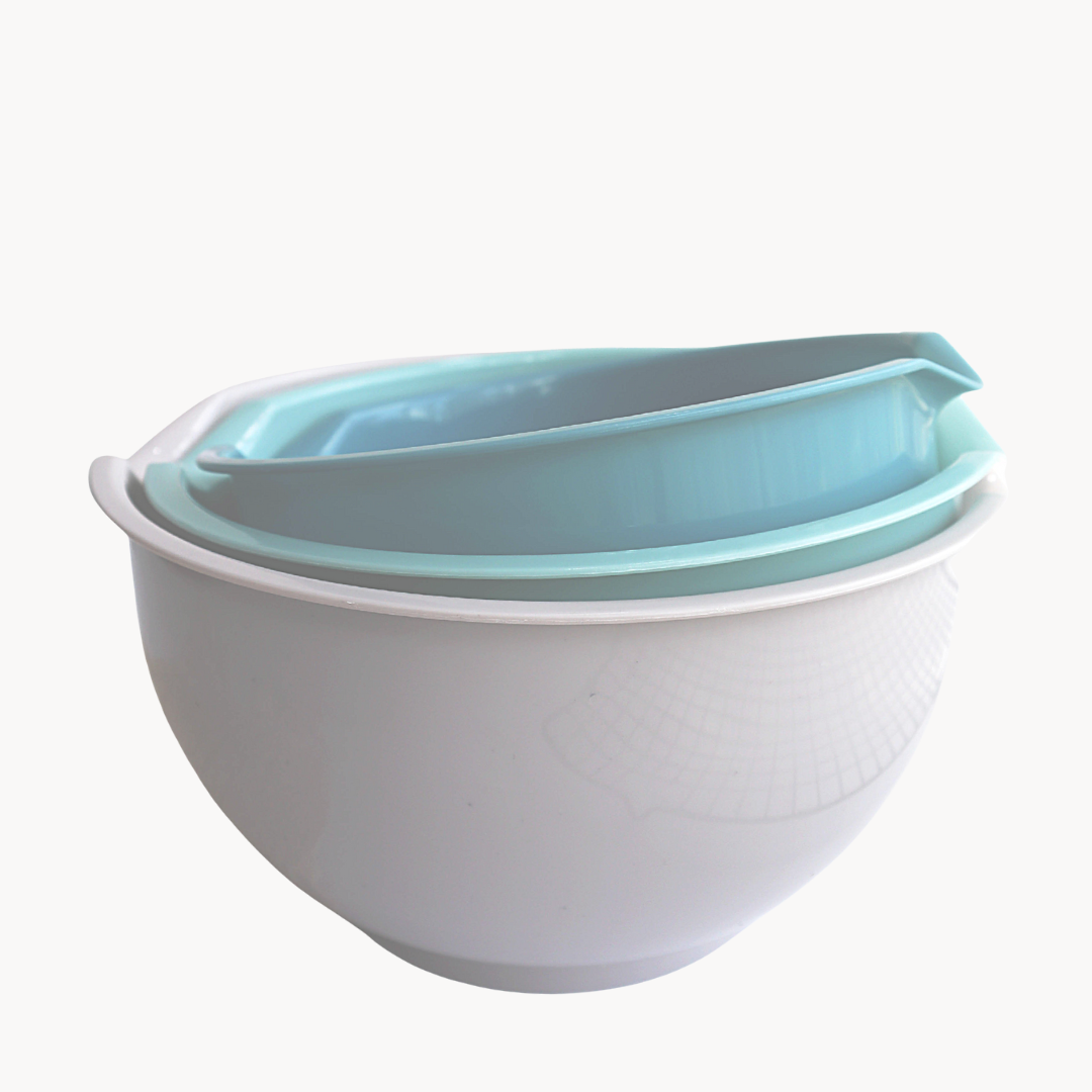 Vocen 3pcs Nonskid Mixing Bowl