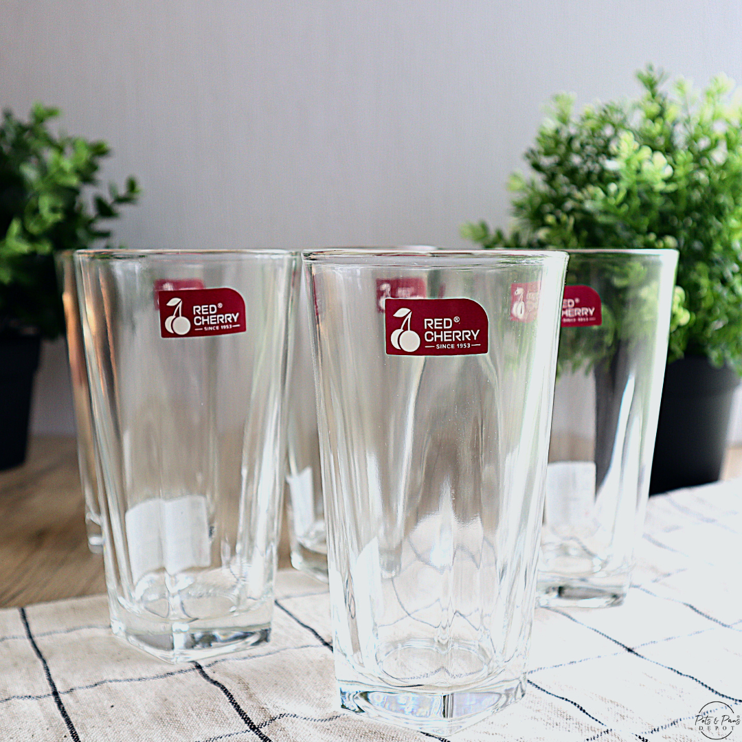 Classic Tall Glass Tumbler Set