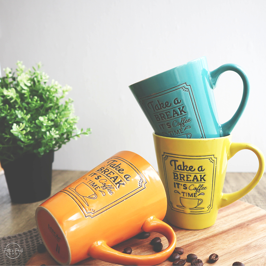 Break Time Coffee Mug PotsandPansDepotPH break-time-coffee-mug-potsandpansdepotph