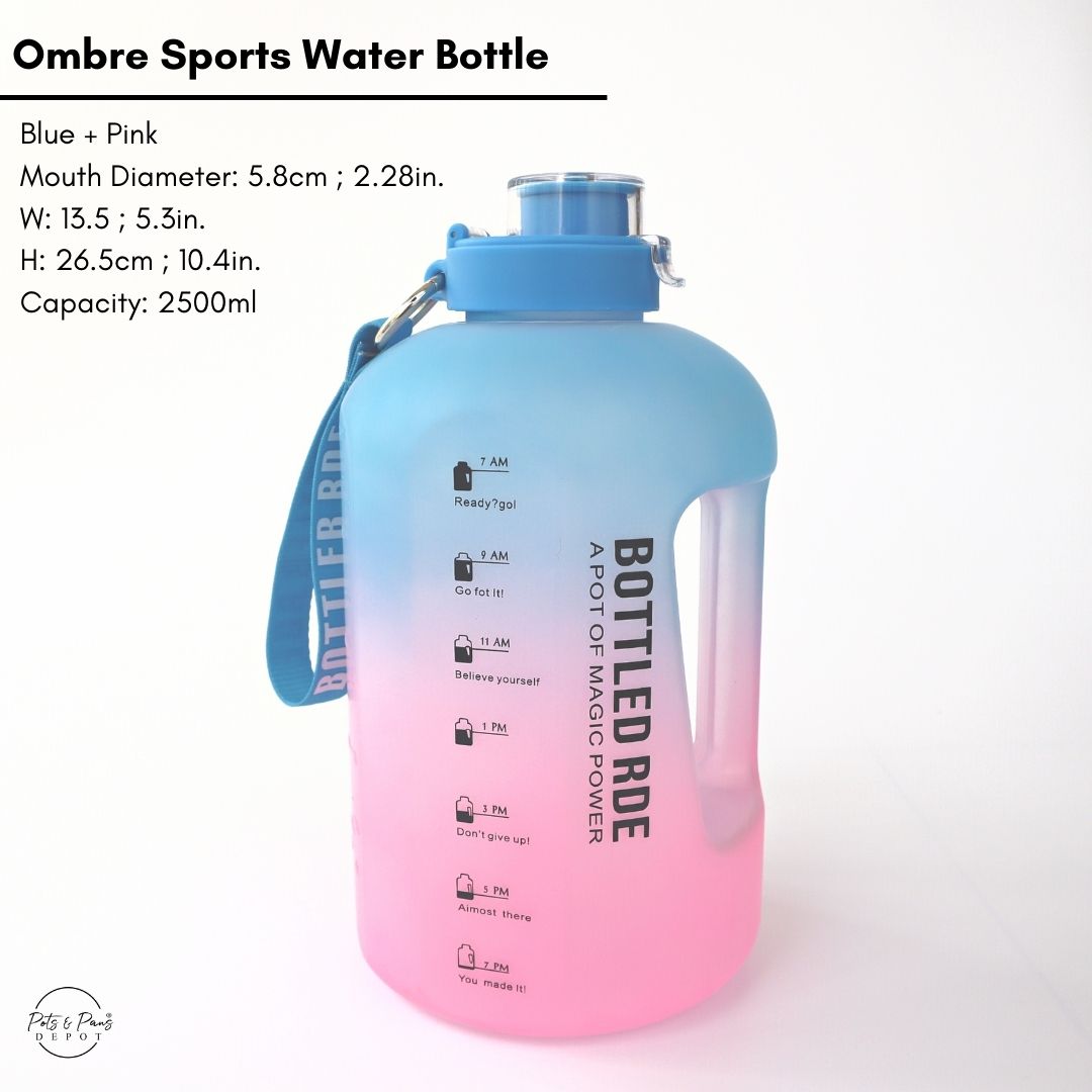 Ombre Sports Water Bottle 2500ml